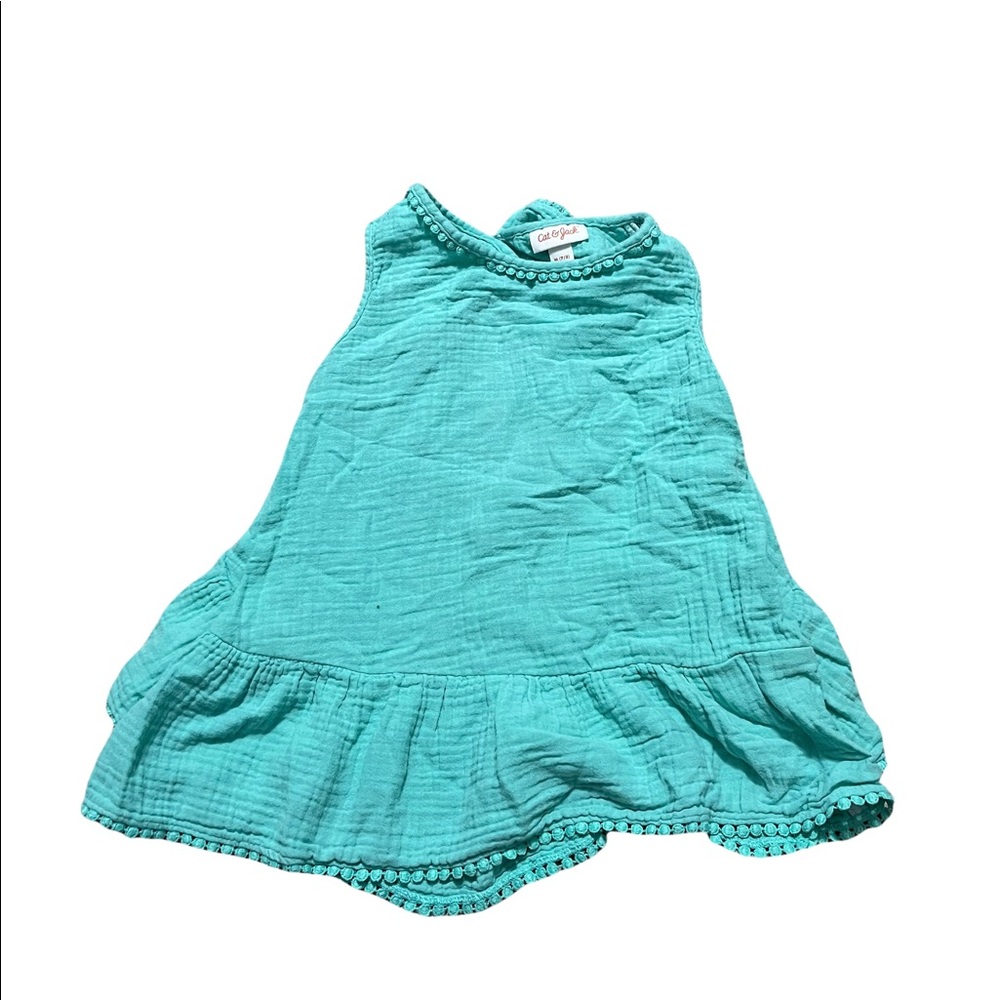 Cat and Jack Girl’s Blue Matching Set Shorts and Open Back Shirt Size M (7/8)